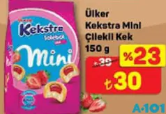 ÜLKER KEKSTRA MİNİ ÇİLEKLİ KEK 150 G